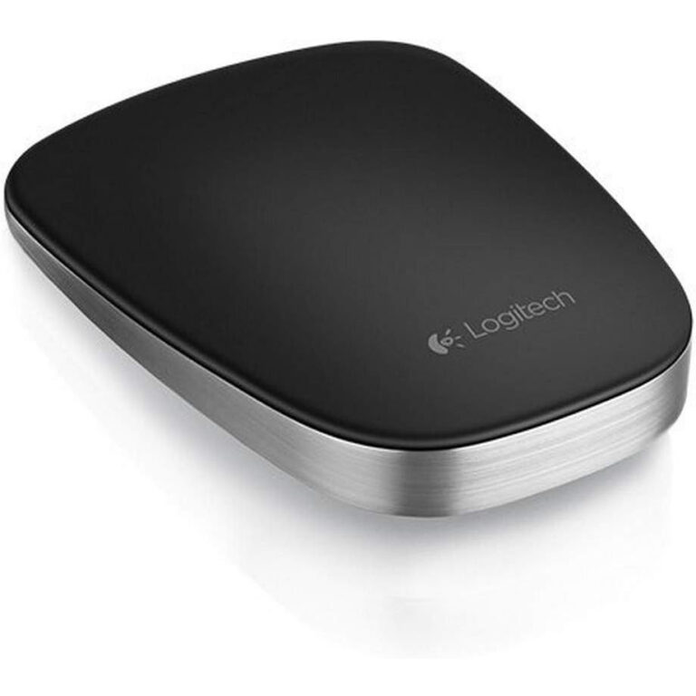 Ratón óptico bluetooth Logitech Ultrathin Touch T630 negro y plateado Usado