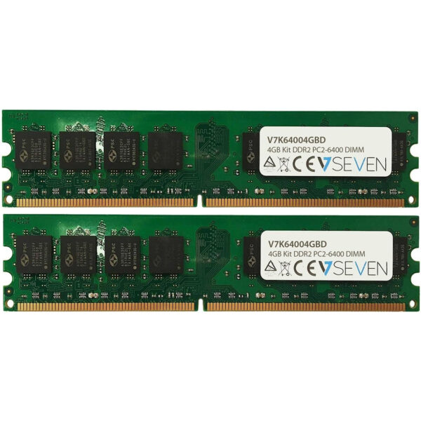 Módulo de memoria RAM V7 DDR2 PC2_6400 800MHZ 4GB CL6