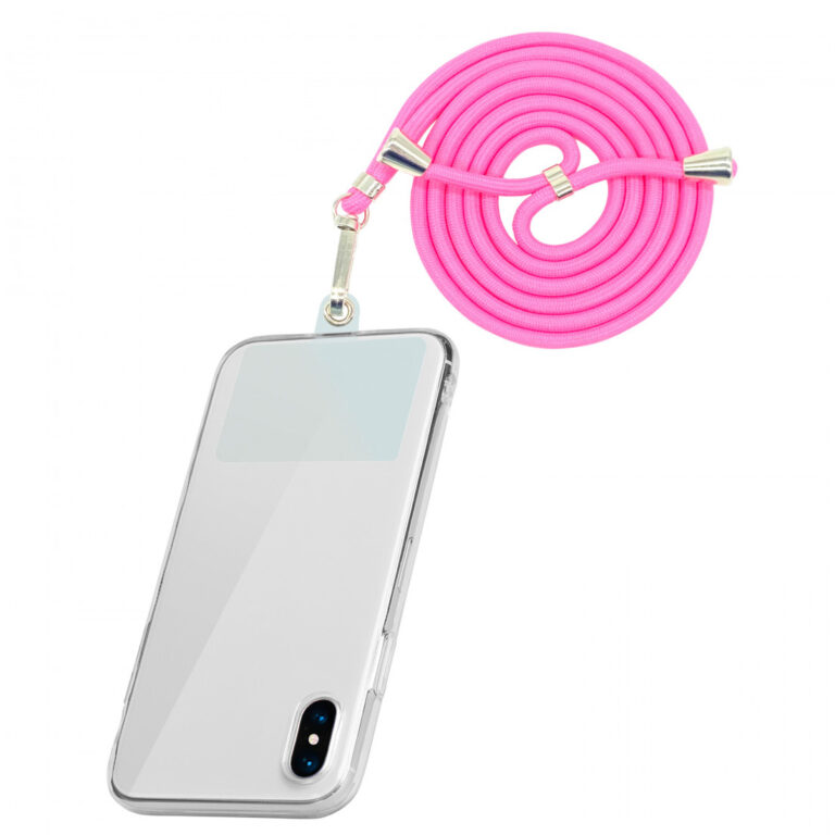 Colgante universal Myway para fundas cordón rosa