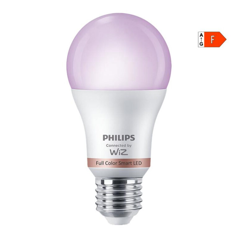 Bombilla Philips LED standard E27 8,5W Full Colors WIFI WIZ