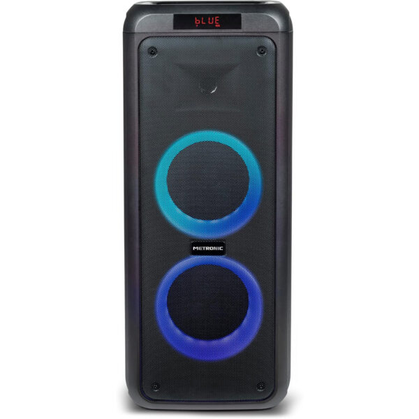 Altavoz Metronic 477182 Bluetooth Columna Potente 600W + Micro LED Lights Usado