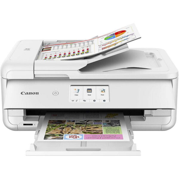Impresora Canon Pixma TS9551C Multifunción WiFi Blanca Usada - Imagen 3