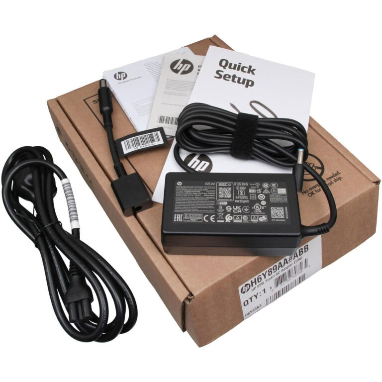 Cargador para portátil HP L25298-001 65W con adaptador