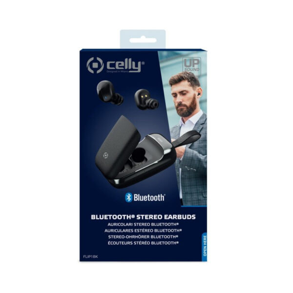 Auriculares Celly Flip1 Bluetooth Negro - Imagen 3