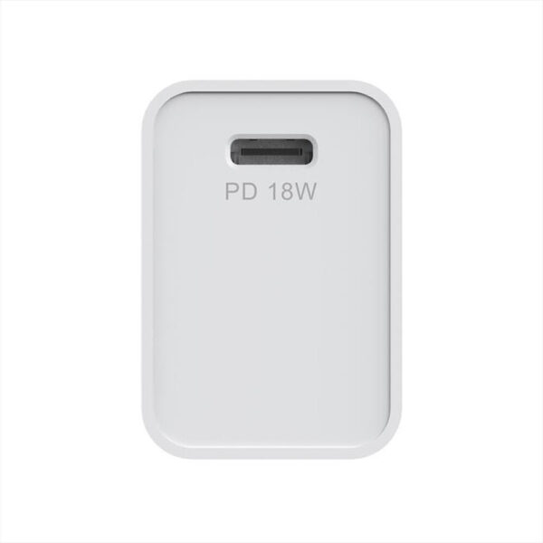 Cargador de pared Celly TC1C18WTYPECWH USB-C con cable USB-C  18W (NUEVO) - Imagen 2
