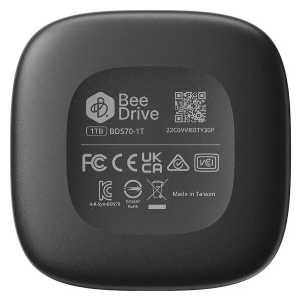 Synology BeeDrive SSD Externo Pórtatil 1TB USB-C 3.2 Gen2 - Imagen 3