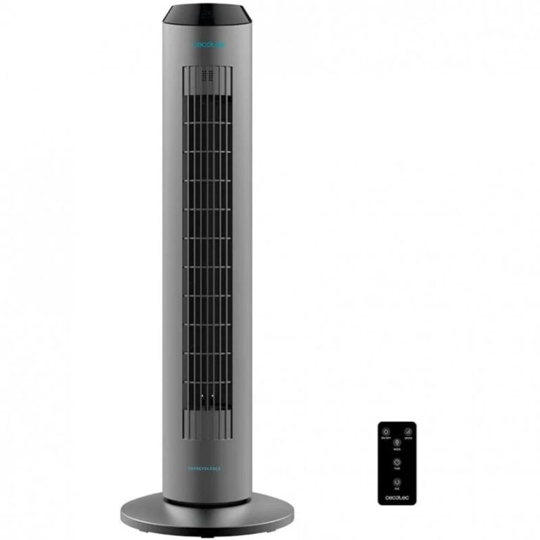 Ventilador Torre Cecotec EnergySilence 8190 Skyline Ionic y Mando 60W Gris Usado