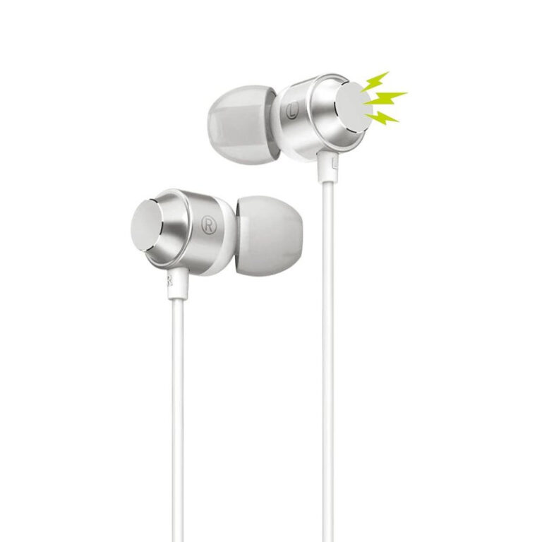 Auriculares Muvit For Change M32 Estéreo USB-C Magnéticos Blancos
