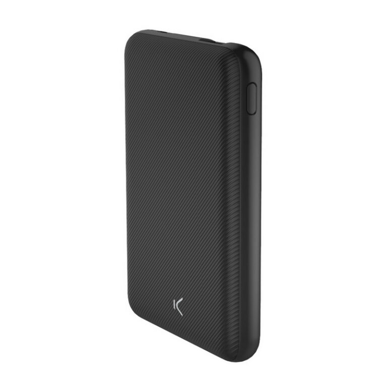 Batería Externa Powerbank Ksix Slim USB 5000 mAh Negra