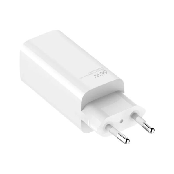 Cargador de Pared Xiaomi Mi 65W Fast Charger with GaN Tech 65W USB A+USB C Usado - Imagen 3