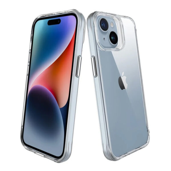Funda Muvit for Change Shockproof 2m Transparente para Apple iPhone 15