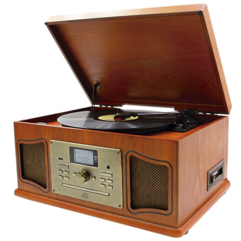 Tocadiscos Lauson XVI11 Clásico de Madera Premium Usado **Sin mando**
