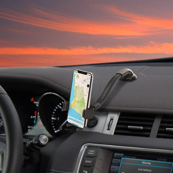 Soporte de móvil para coche Celly MOUNTFLEXPLUSBK Universal Brazo ajustable - Imagen 4