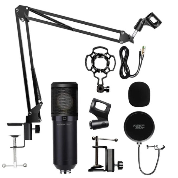 Micrófono Keep Out Kit XLR de Condensador