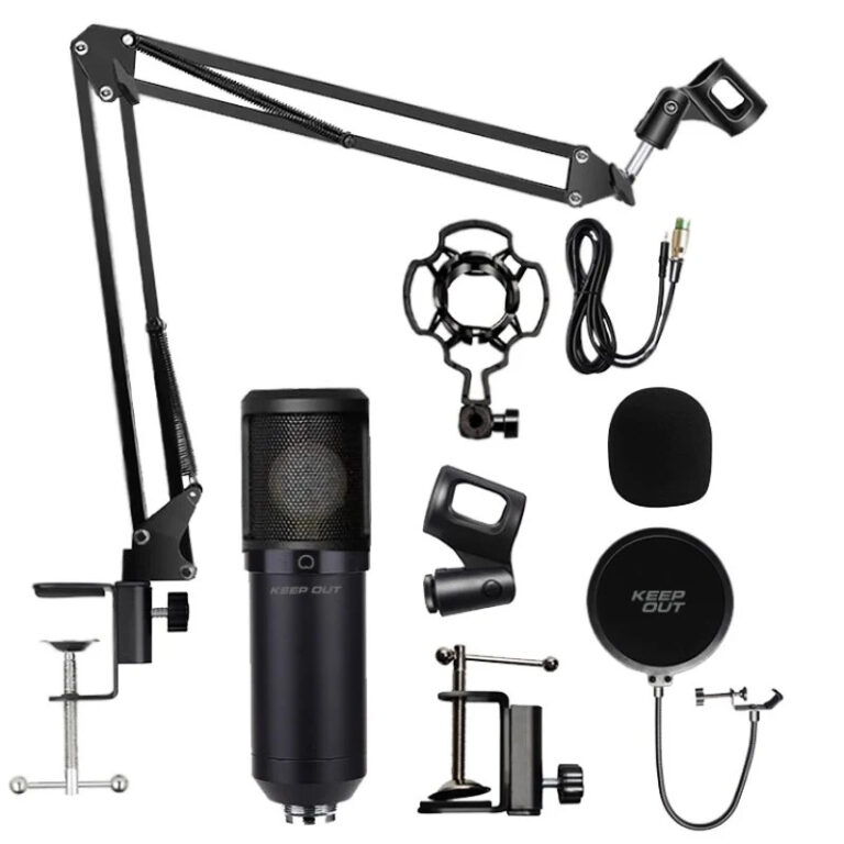 Micrófono Keep Out Kit XLR de Condensador