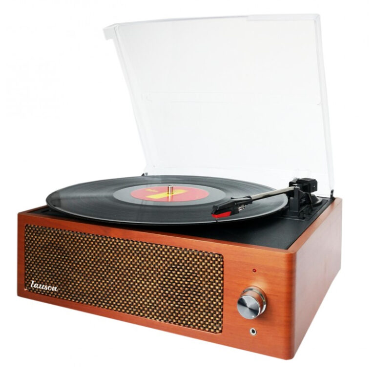 Tocadiscos Lauson XN092 Modern Vintage con Encoding PC Link Roble