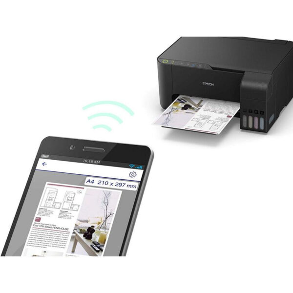 Impresora Multifunción Epson EcoTank ET-2710 Todo en uno Usada *No incluye tinta - Imagen 3