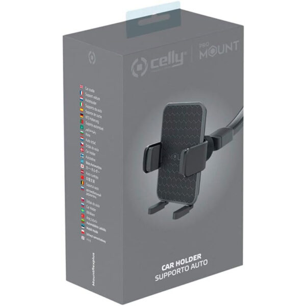 Soporte de móvil para coche Celly MOUNTFLEXPLUSBK Universal Brazo ajustable - Imagen 3