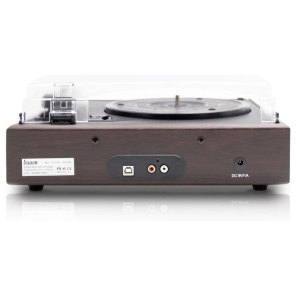 Tocadiscos de Vinilo Vintage Lauson JTF036 con Altavoces color madera Wengue - Imagen 6