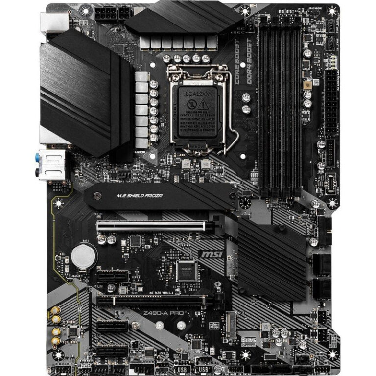 Placa Base MSI Z490-A PRO **Solo placa base, no incluye io shield**