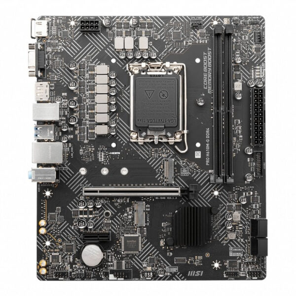 Placa Base MSI PRO H610M-G DDR4 Usada **Solo placa base, no incluye IO Shield**