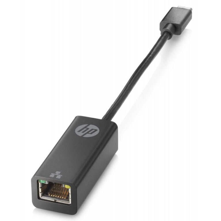 Adaptador HP USB-C a RJ-45 Negro V8Y76AA