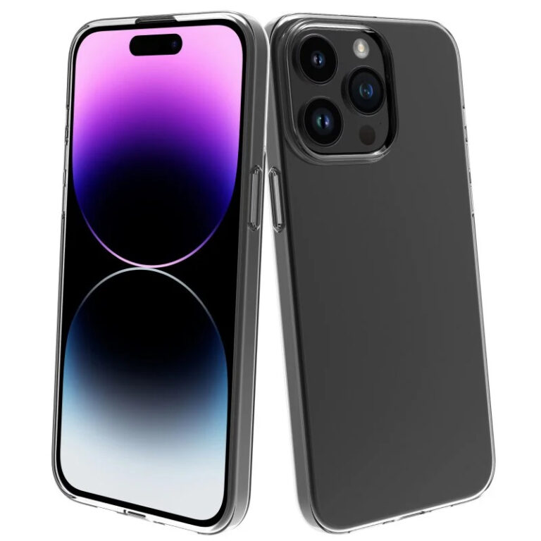 Funda Muvit for Change para Apple iPhone 15 Pro Max recycletek transparente
