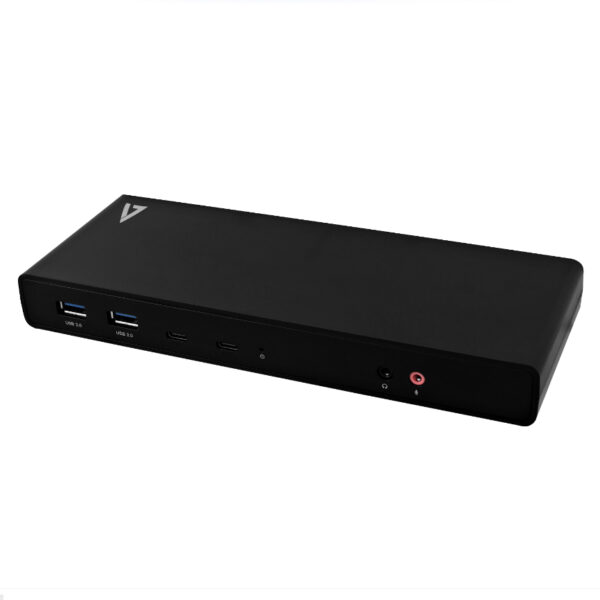 Docking Station V7 4K para doble monitor con USB-C UCDDS-1E Usada *Sin emb.orig* - Imagen 2