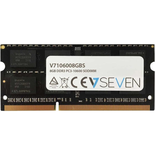 Módulo de memoria RAM V7 V7106008GBS DDR3 PC3-10600 - 1333mhz 1.5V SO DIMM