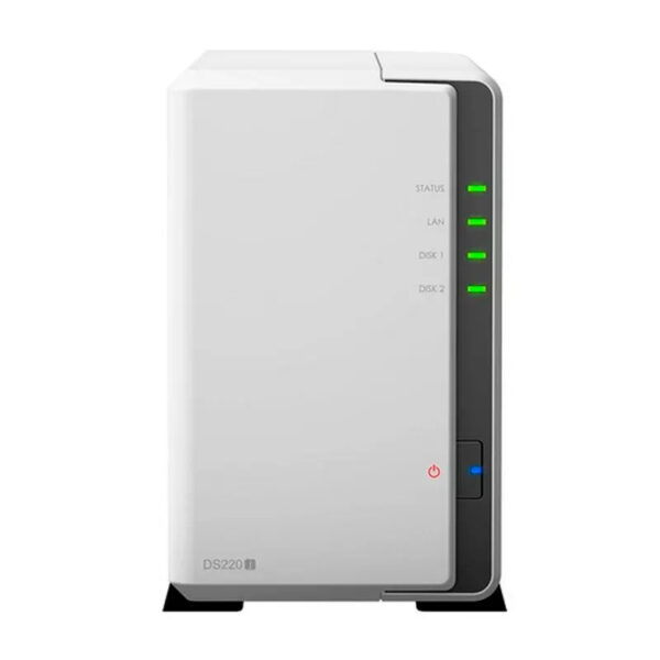 Servidor Synology DiskStation DS220J NAS Blanco Usado *Tiene ligeras rallas*