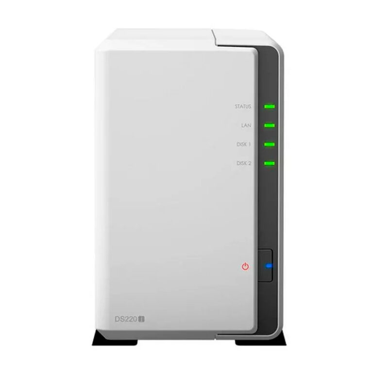 Servidor Synology DiskStation DS220J NAS Blanco Usado **Sin embalaje original**
