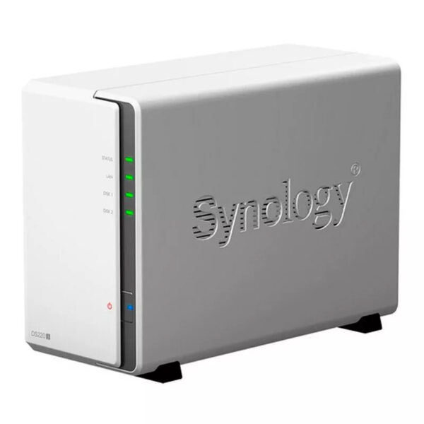 Servidor Synology DiskStation DS220J NAS Blanco Usado *Tiene ligeras rallas* - Imagen 2