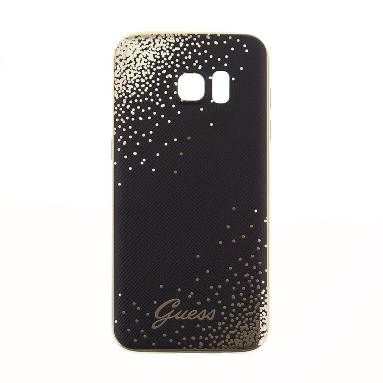 Funda GUESS Dots Soft TPU para Samsung Galaxy S7 Edge negra