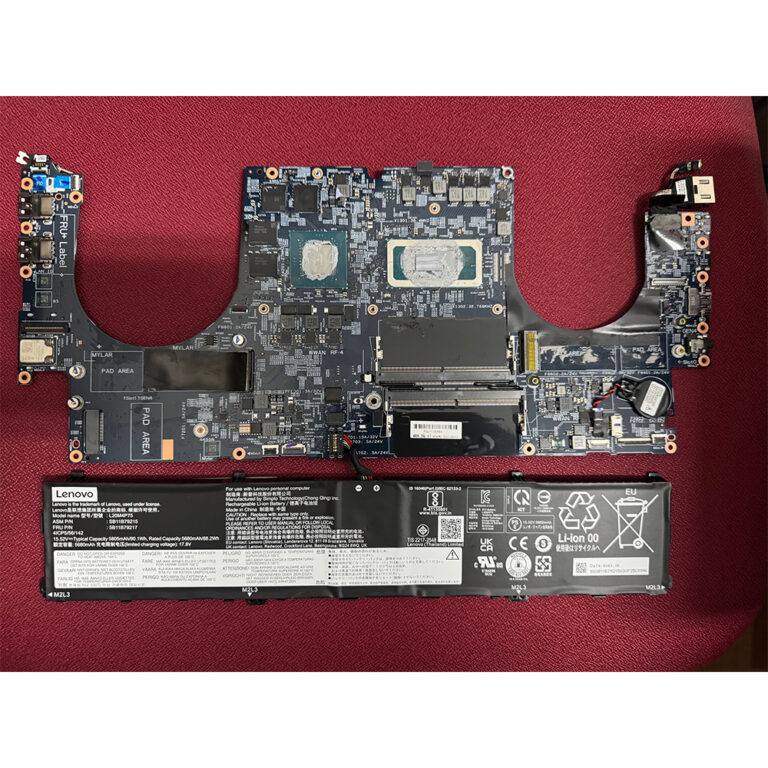 Placa base+Batería original Lenovo ThinkPad P1 Gen 5 i7 Model 21DDS83J00 Usada