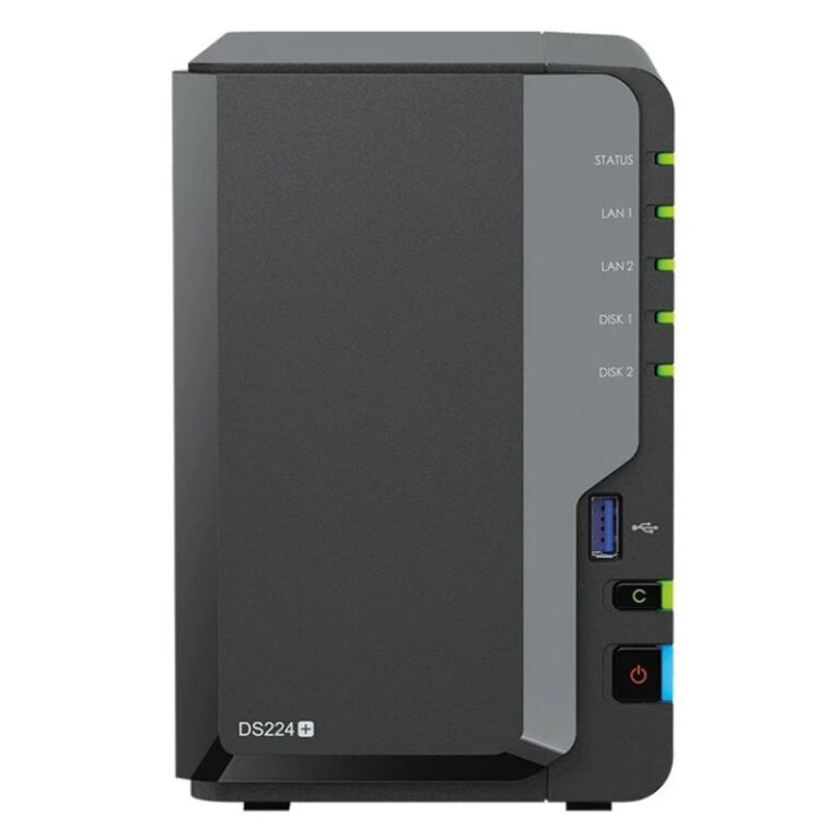 Servidor Synology Diskstation DS224+ NAS Negro Usado