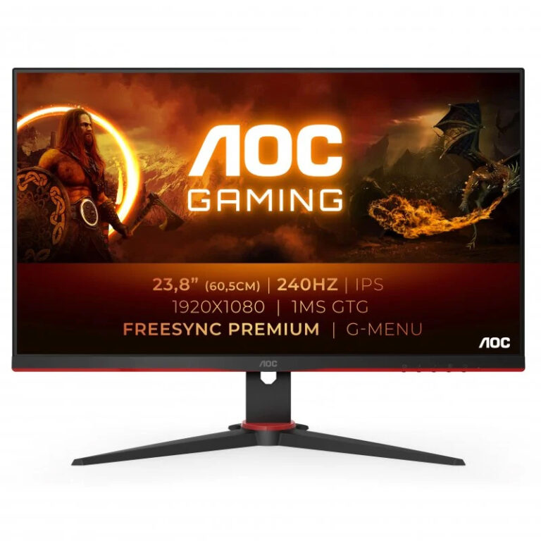 Monitor AOC G2 24G2ZE/BK 23.8" LED IPS FullHD 240Hz FreeSync Premium