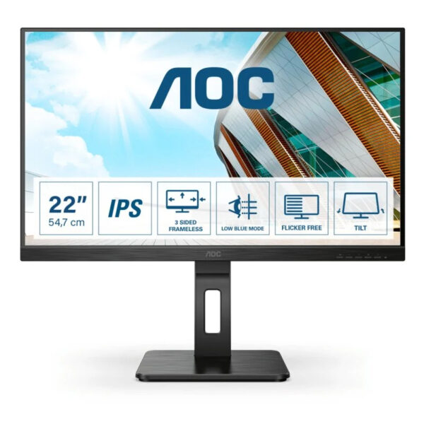 Monitor AOC 22P2Q 21.5" LED IPS FullHD FreeSync Usado