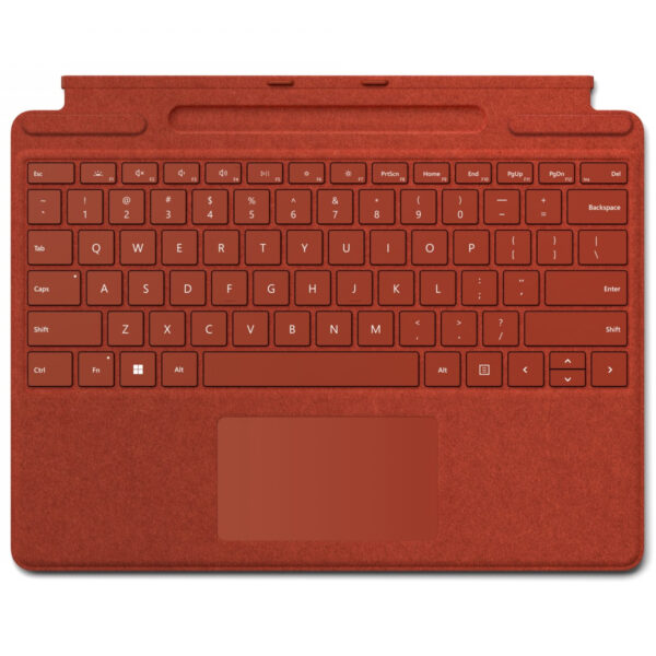 Teclado Microsoft Signature para Surface Pro 8/X Rojo en Portugués Usado