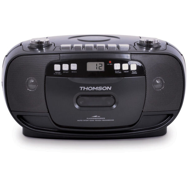 Radio casette con CD Thomson RK200CD negro