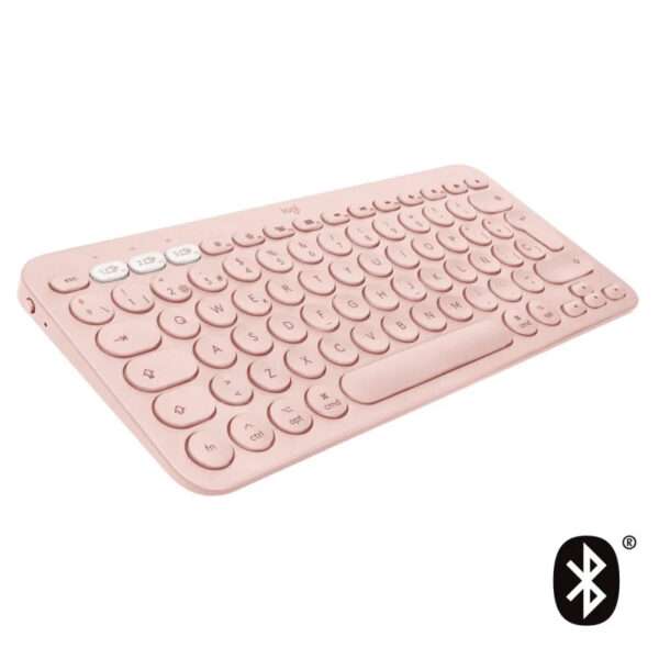 Teclado Bluetooth Logitech K380 para Mac Rosa en español (ñ) - Imagen 2