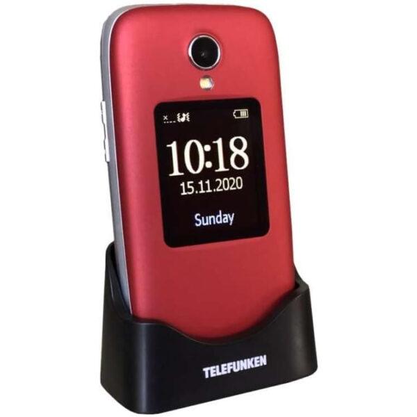 Teléfono Móvil Telefunken Libre S560 para Personas Mayores Rojo Usado - Imagen 3