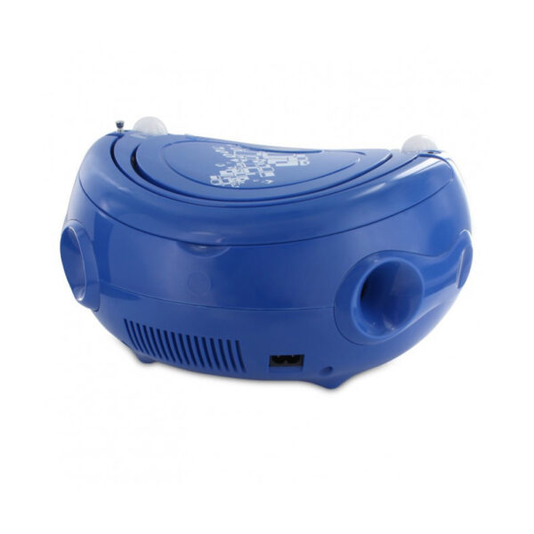 Radio Metronic 477132 CD / MP3 Portátil Square Azul marino Usado - Imagen 2