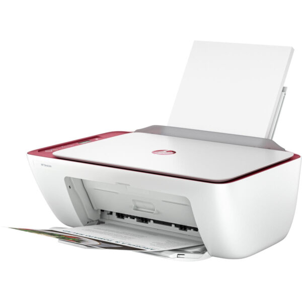 Impresora HP DeskJet 2823e Multifunción Color WiFi Blanca/Rosa Usada - Imagen 3