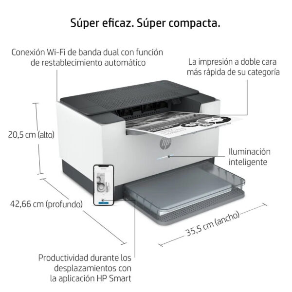 HP Laserjet M209dw Impresora Láser Wifi Monocromo - Imagen 6