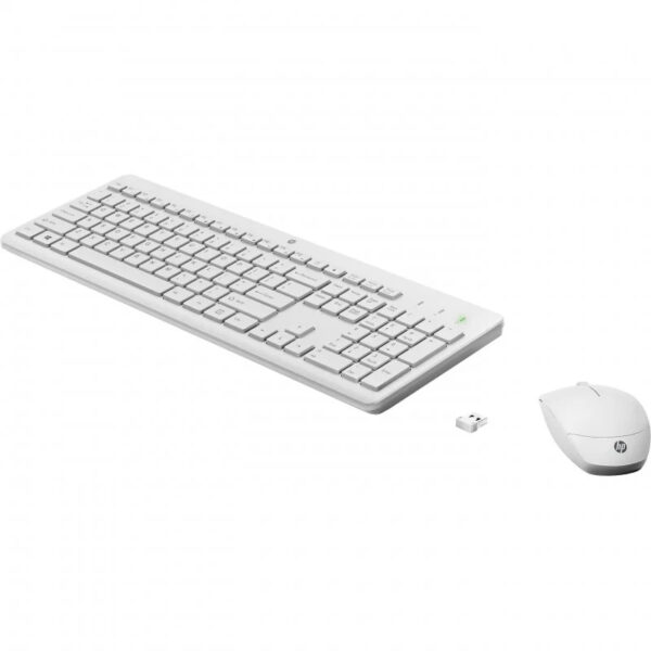 Combo HP 230 Teclado+Ratón inalámbricos Blanco 3L1F0AA (NUEVO) - Imagen 2