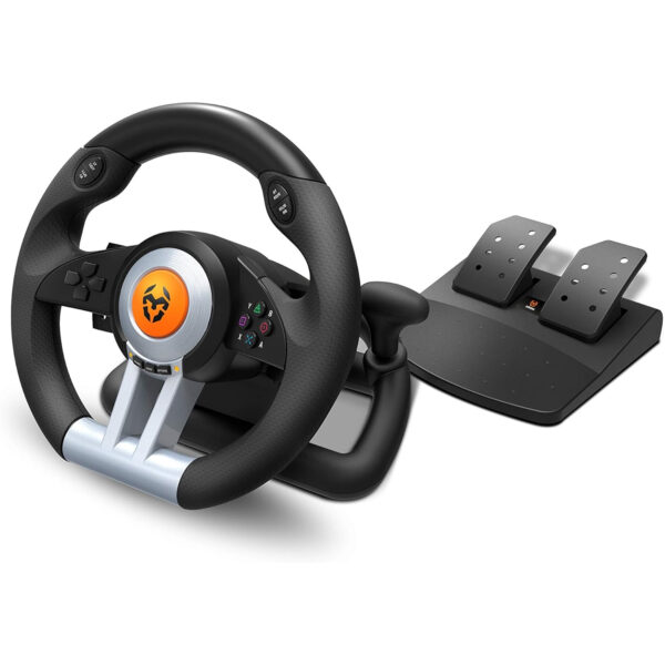 Volante y pedales Multiplataforma Krom K-WHEEL compatible PC, PS3, PS4 y XBOX