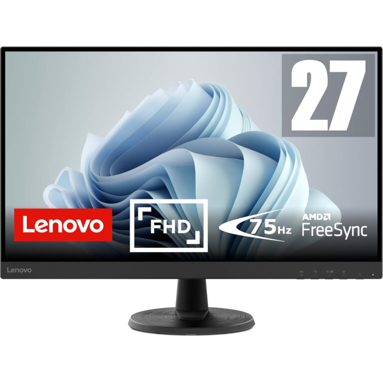 Monitor Lenovo D27-45 27" 1920 x 1080 Pixeles Full HD LED Negro