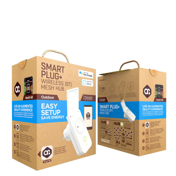 Enchufe inteligente Muvit iO Outdoor WiFi + Hub BT Mesh - Imagen 3