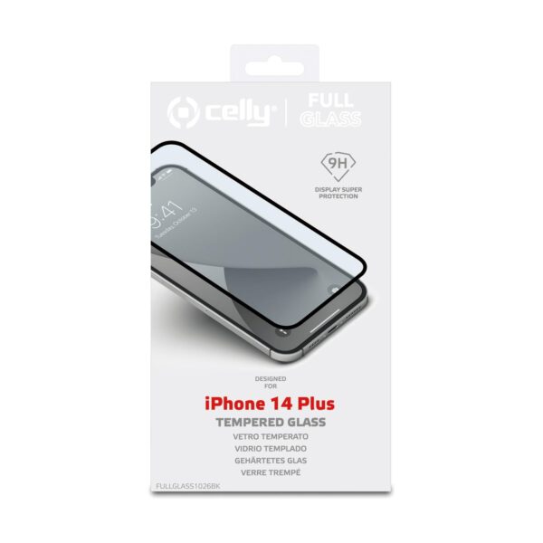 Protector de Pantalla vidrio templado Celly para Apple iPhone 14 Plus/13 Pro Max - Imagen 3