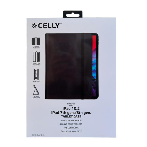 Funda Celly Negra para Apple iPad 10.2 2019/10.2 2020/7 gen/8 gen/9 gen - Imagen 4